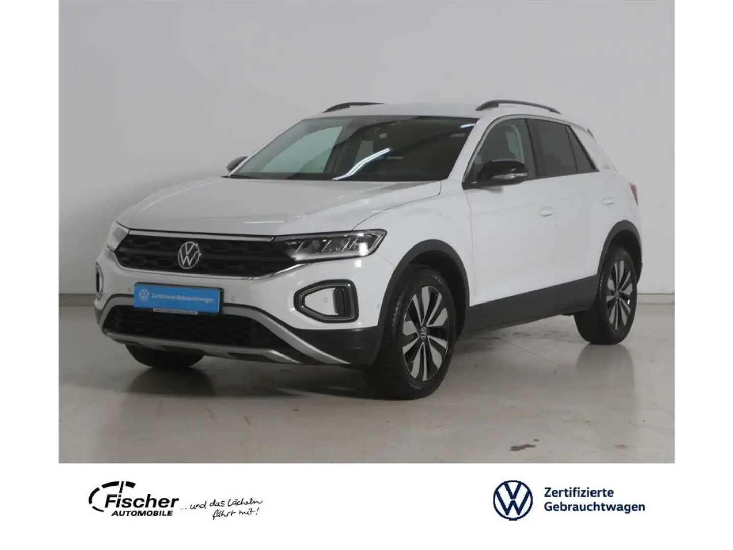 Volkswagen T-Roc 1.0 TSI GOAL 6-Gg. NAV/LED/ACC/Klima/SH Weiß - 1