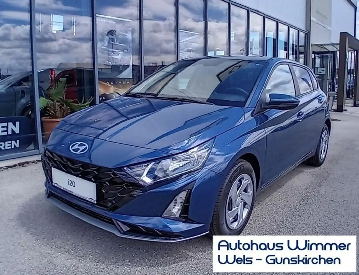 Hyundai i20 Smart Line 1,0 T-GDi Blau - 1