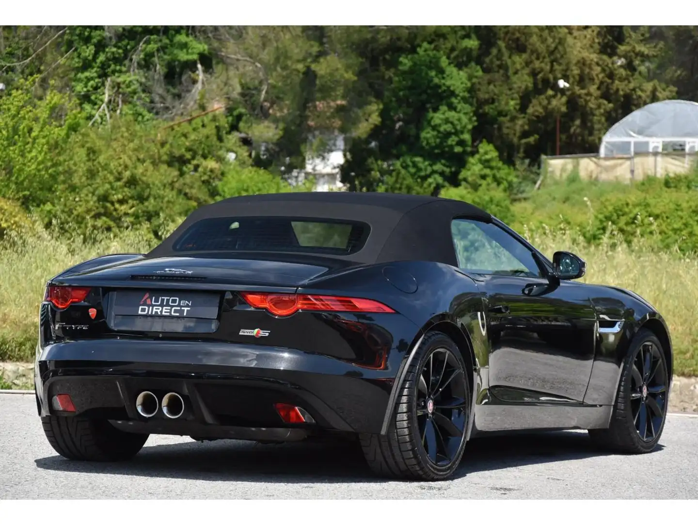 Jaguar F-Type F-Type Cabriolet 3.0i V6 - BVA Quickshift - Stop/S Schwarz - 2