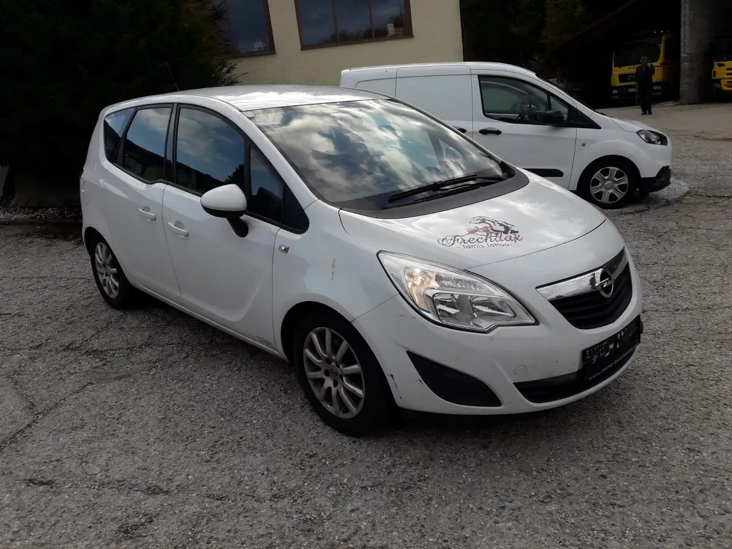 Opel Meriva P57a bis 03/26, AHK Weiß - 2