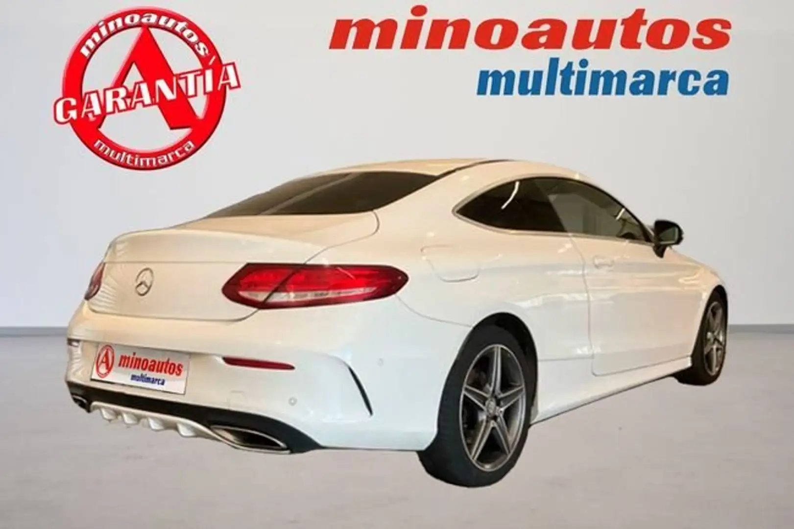 Mercedes-Benz C 180 COUPÉ 156 CV 7G-TRONIC AMG LINE Blanco - 2