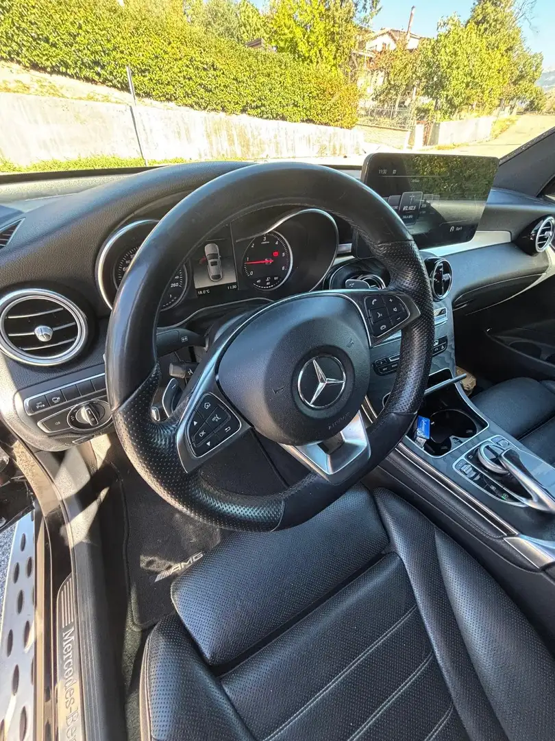 Mercedes-Benz GLC 250 d Sport 4matic Coupe-Amg-Pedane-Navigatore-Xenon Nero - 2