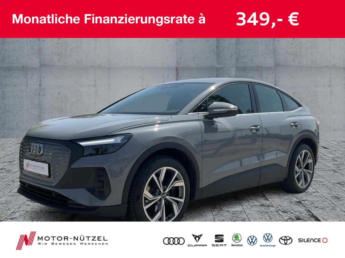 Audi Q4 e-tron 35 LED+NAV+RFK+ACC+SHZ+20"LM Grau - 1