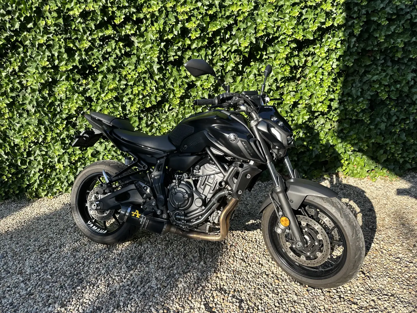 Yamaha MT-07 A2 Zwart - 1
