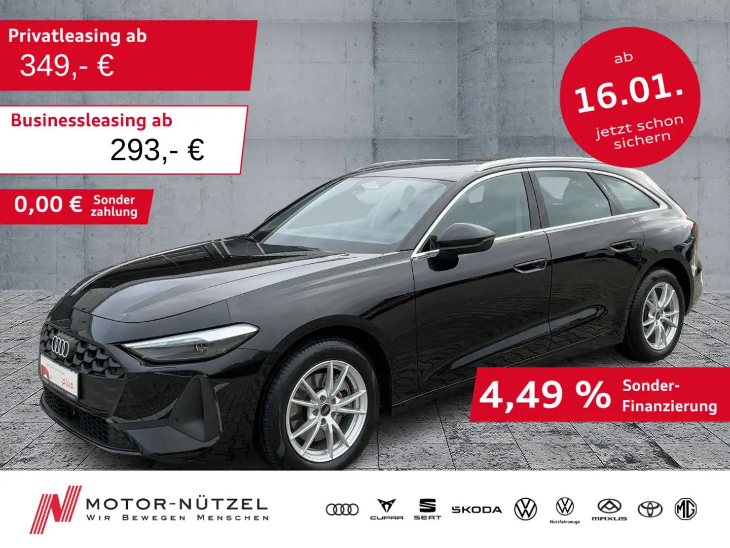 Audi A5 35 TFSI S-TR NAVI+RFK+ACC+SHZ+18"LM+VC Schwarz - 1