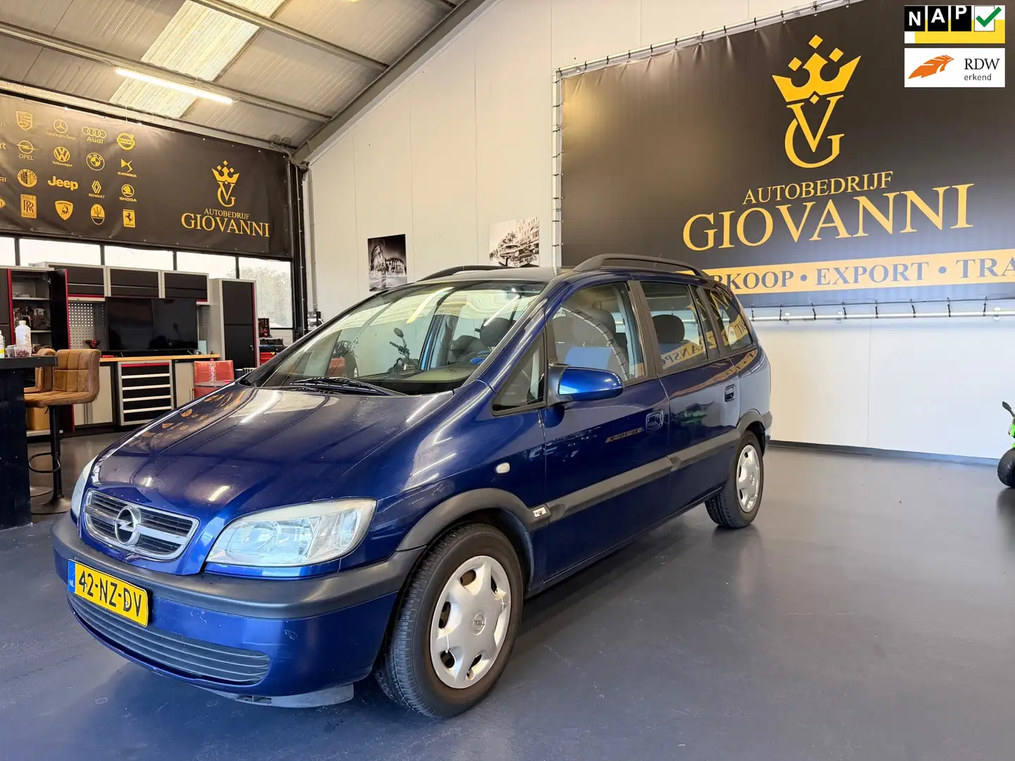 Opel Zafira 1.6-16V Comfort inruilen mogelijk Bleu - 1