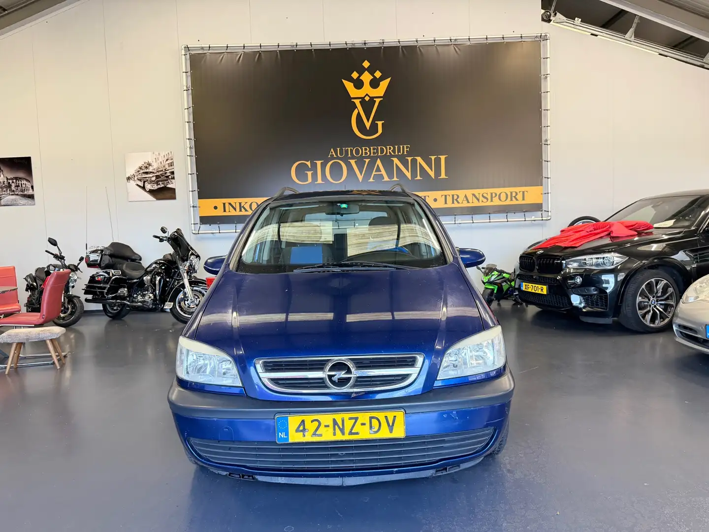Opel Zafira 1.6-16V Comfort inruilen mogelijk Bleu - 2
