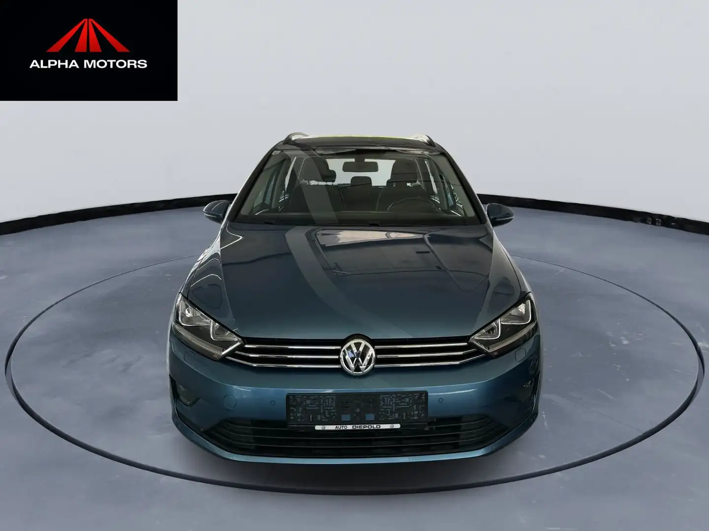 Volkswagen Golf Sportsvan 1,6 TDI BMT Rabbit Blau - 1