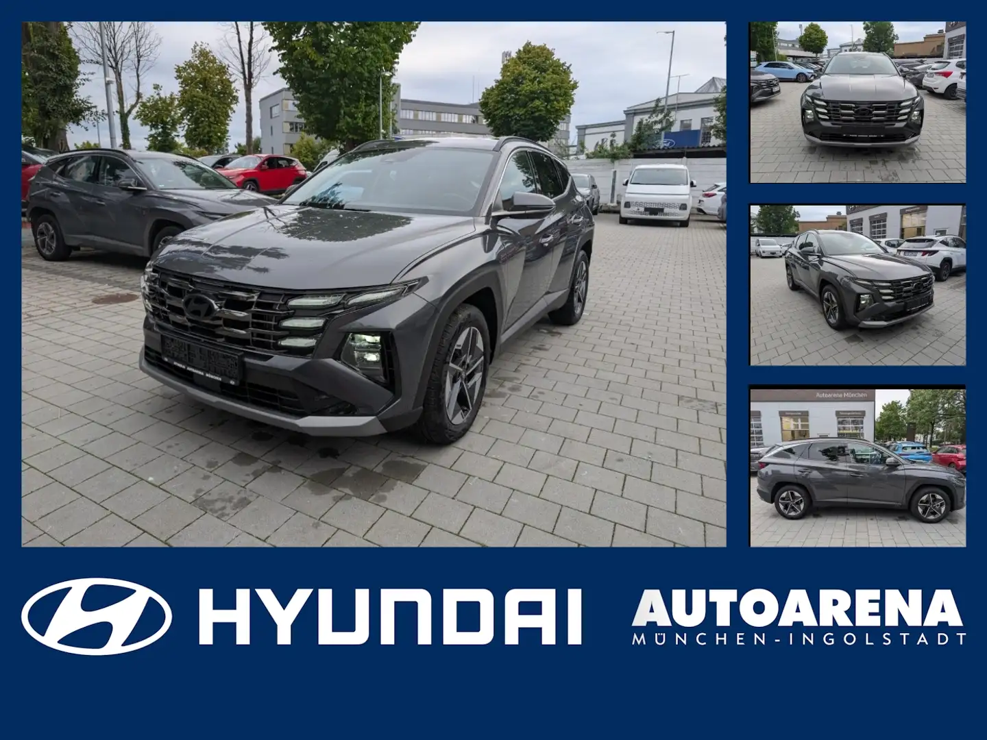 Hyundai TUCSON 1.6 T-GDI Trend Matrix 2xKlima ACC el.Heck Gris - 1