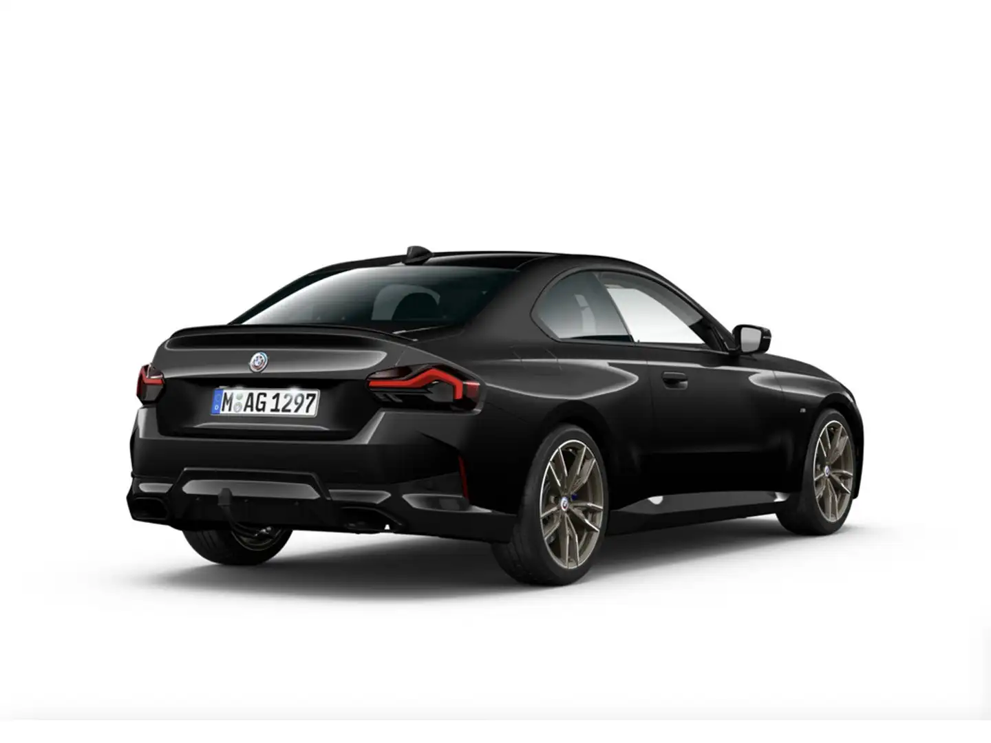 BMW 240 Mi xDrive AHK LED NAVI HGSD SHZ PDC KLIMA Schwarz - 2