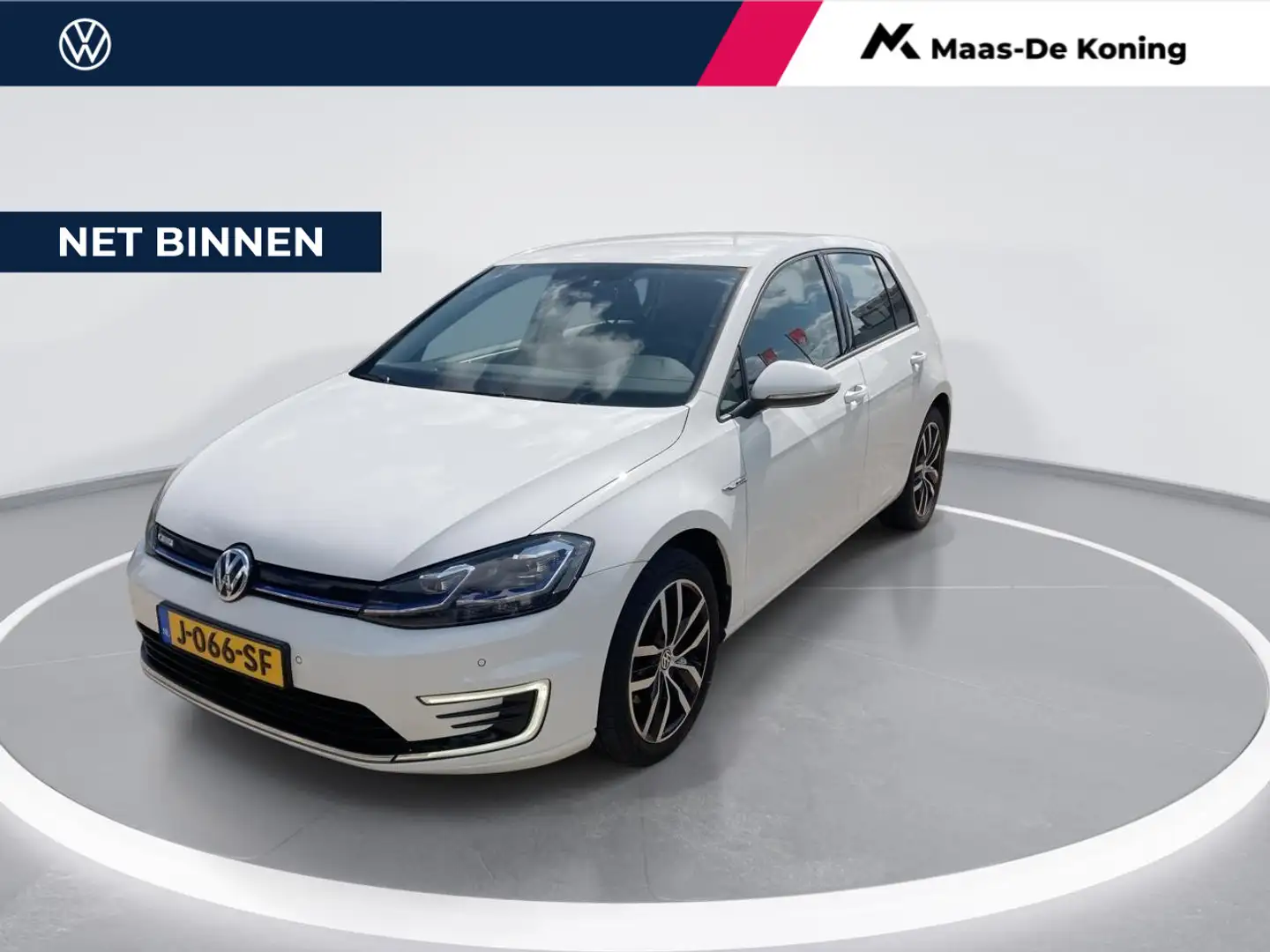 Volkswagen e-Golf E-DITION 100kW/136PK · Navigatie · Adaptieve cruis Wit - 1