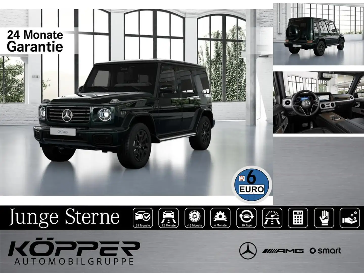 Mercedes-Benz G 450 d EXCLUSIVE Night AHK Standhzg Leder SSD Vert - 1