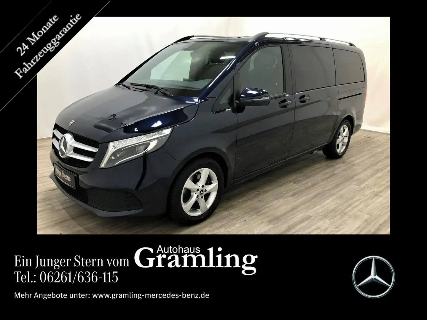 Mercedes-Benz V 220 d Edition lang *Kamera*AHK*ILS*Standh*Navi Blau - 1