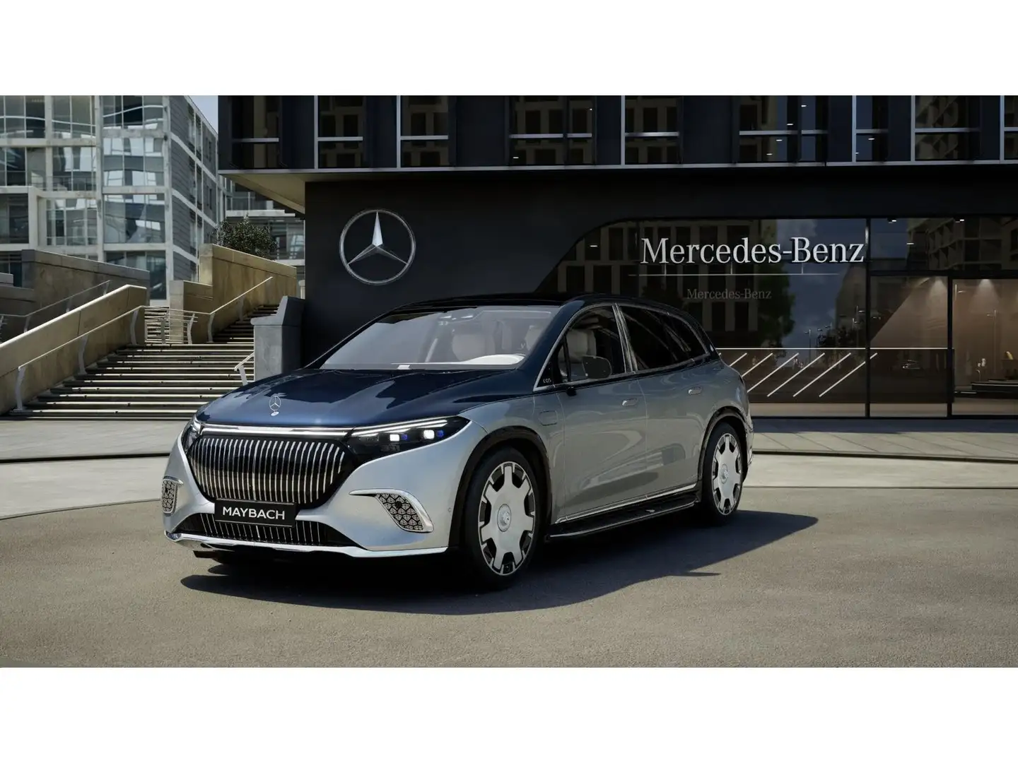 Mercedes-Benz EQS SUV EQS 680 Maybach SUV First-Class LederExclusiv TV Silber - 2