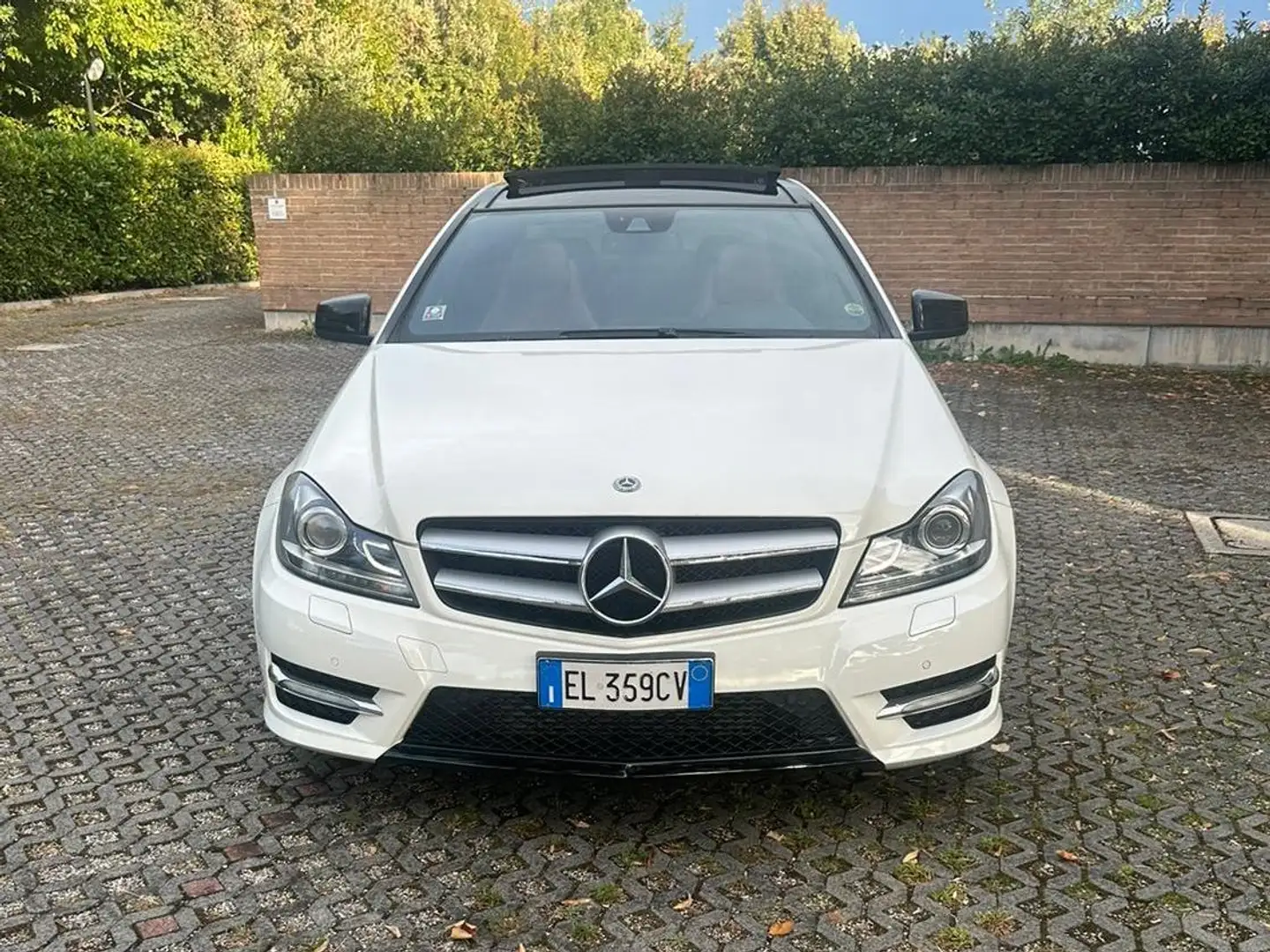 Mercedes-Benz C 250 W204 coupe diesel automatico Bianco - 2
