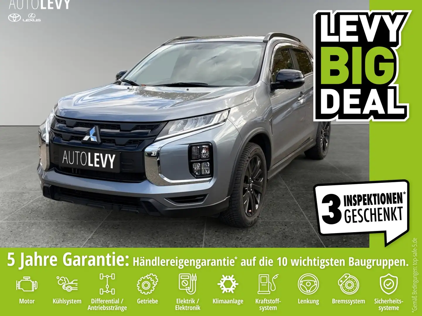 Mitsubishi ASX 2.0 MIVEC Spirit+ AUT DynLicht Fernlichtass. Grigio - 1