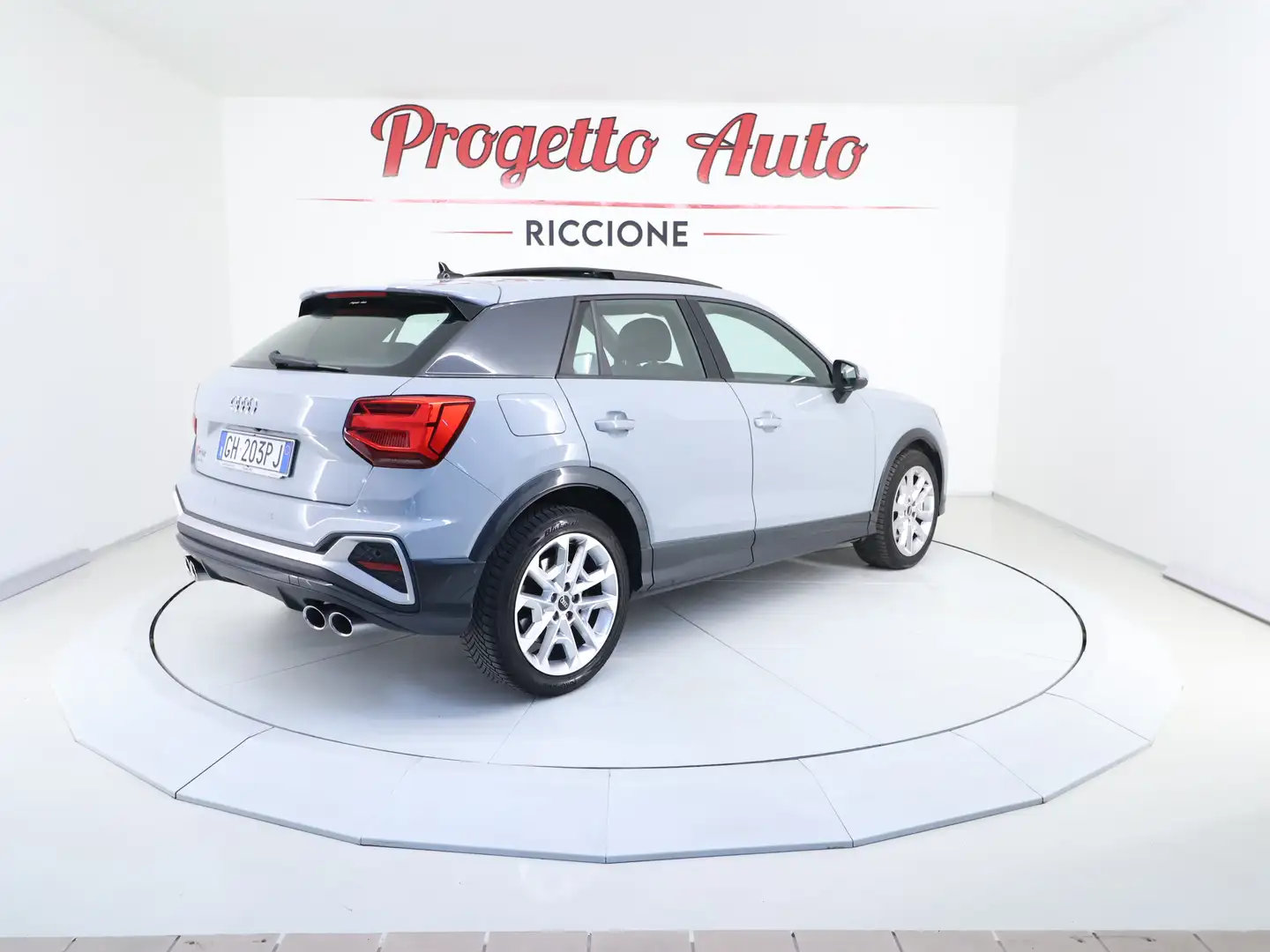 Audi SQ2 Q2 2.0tfsi quattro s-tronic ITALIANA SERVICE TETTO Grau - 2