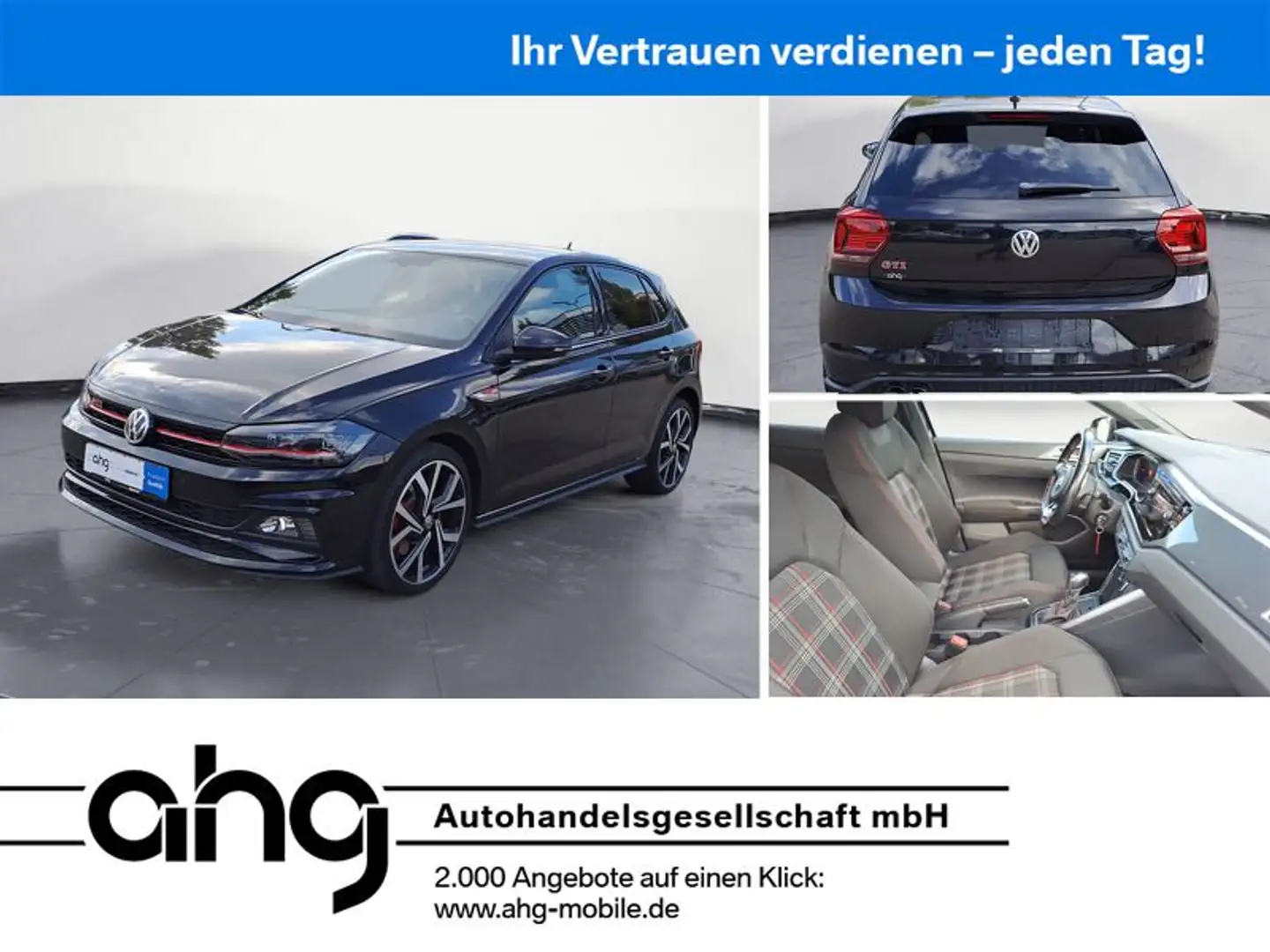 Volkswagen Polo 2.0 TSI DSG GTI *LED*PDC*SHZ*Klimaanlage* Schwarz - 1