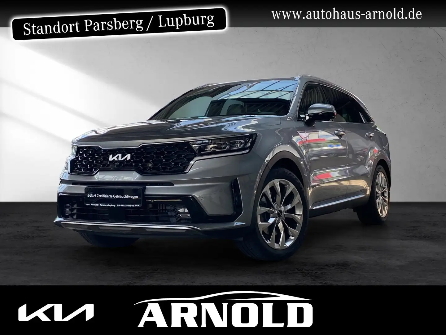 Kia Sorento Sorento 2.2 CRDi 4WD Platinum HUD AHK Memory LED Grau - 1