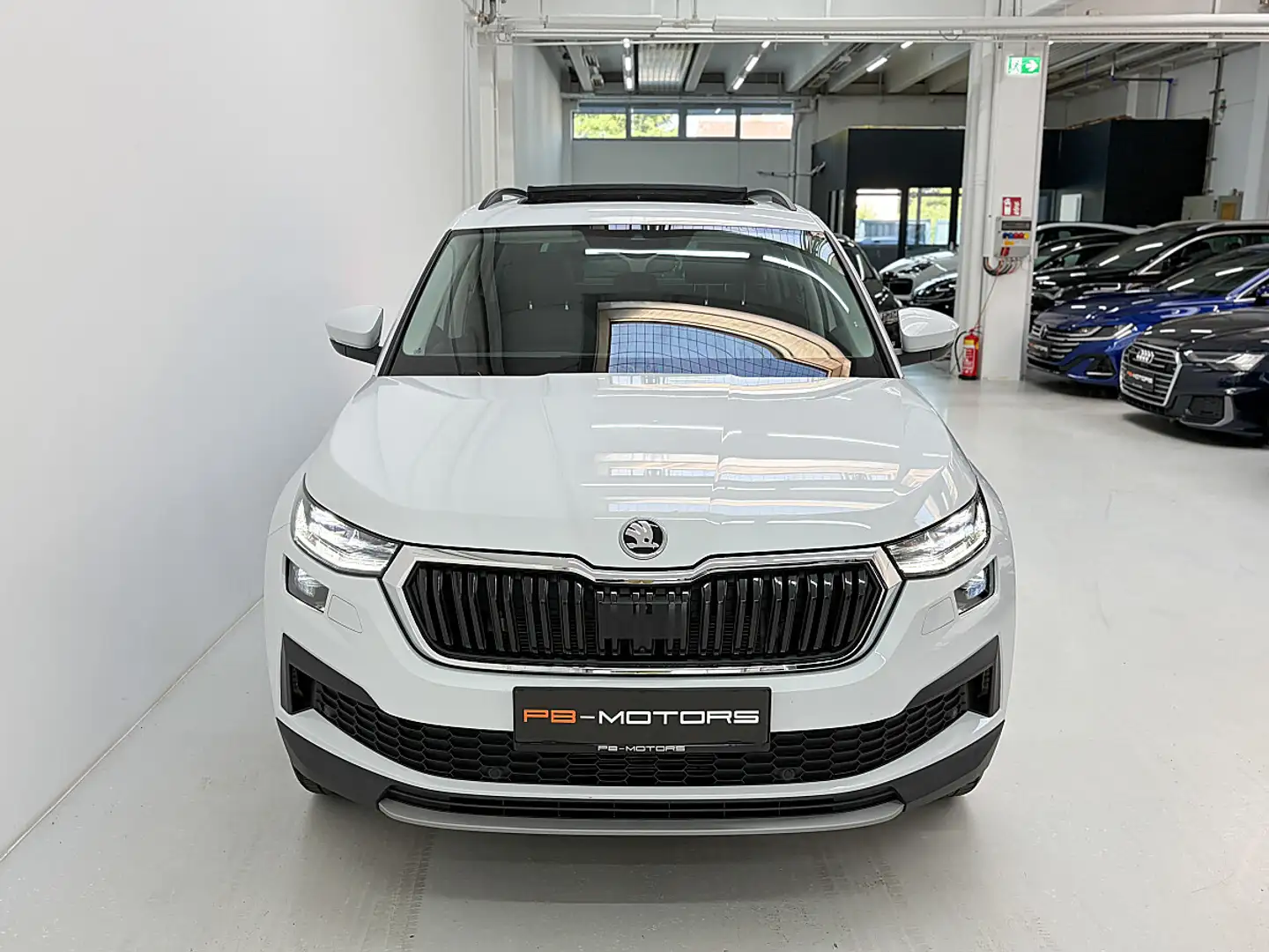 Skoda Kodiaq 2,0 TDI DSG Panorama Matrix Virtual 360° Totwin Weiß - 2