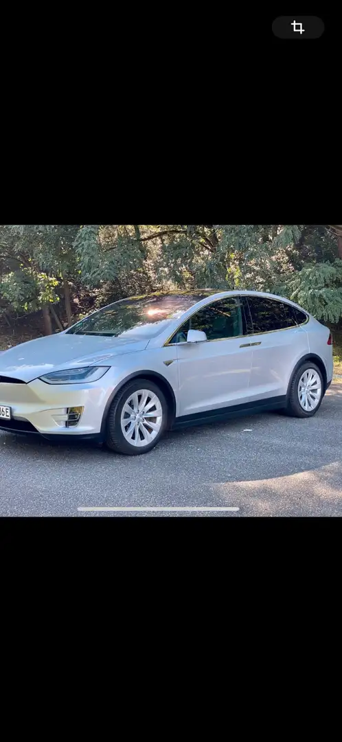 Tesla Model X 90D / Vollausstattung/ SuC-Free / Supercharger Stříbrná - 1