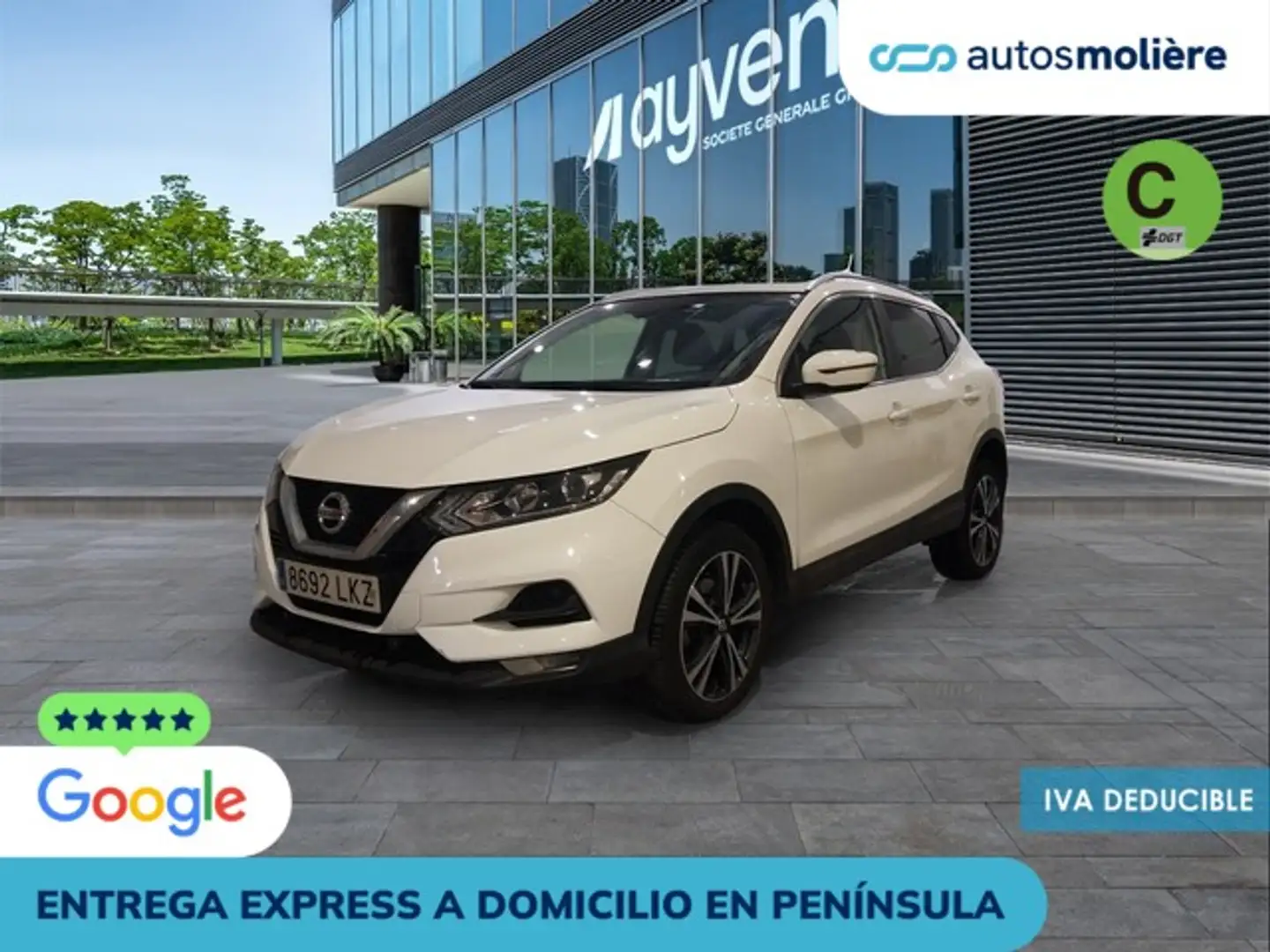 Nissan Qashqai 1.3 DIG-T Acenta 4x2 103kW Blanc - 1