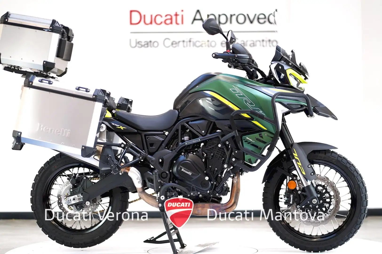 Benelli TRK 702 TRK 702 X full optional - tris borse Verde - 1