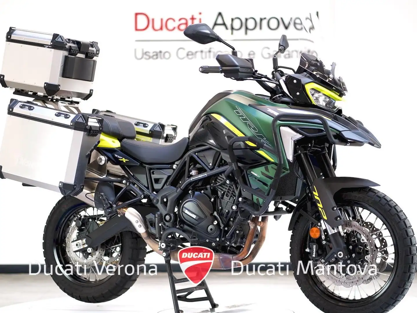 Benelli TRK 702 TRK 702 X full optional - tris borse Verde - 2