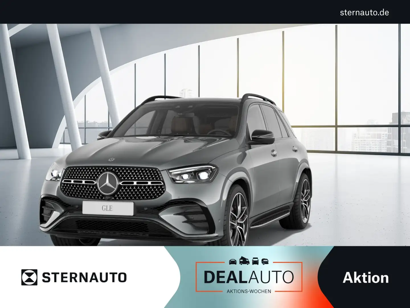 Mercedes-Benz GLE 450 GLE 450 4M AMG Premium+ Airmatic Pano Night 22 Zoll Grijs - 1