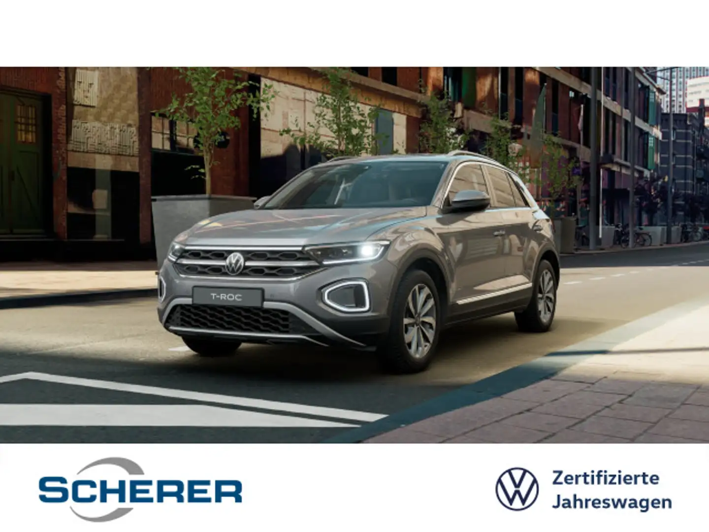 Volkswagen T-Roc STYLE 1.5 TSI DSG STANDHEIZUNG PANO NAVI L Grau - 1