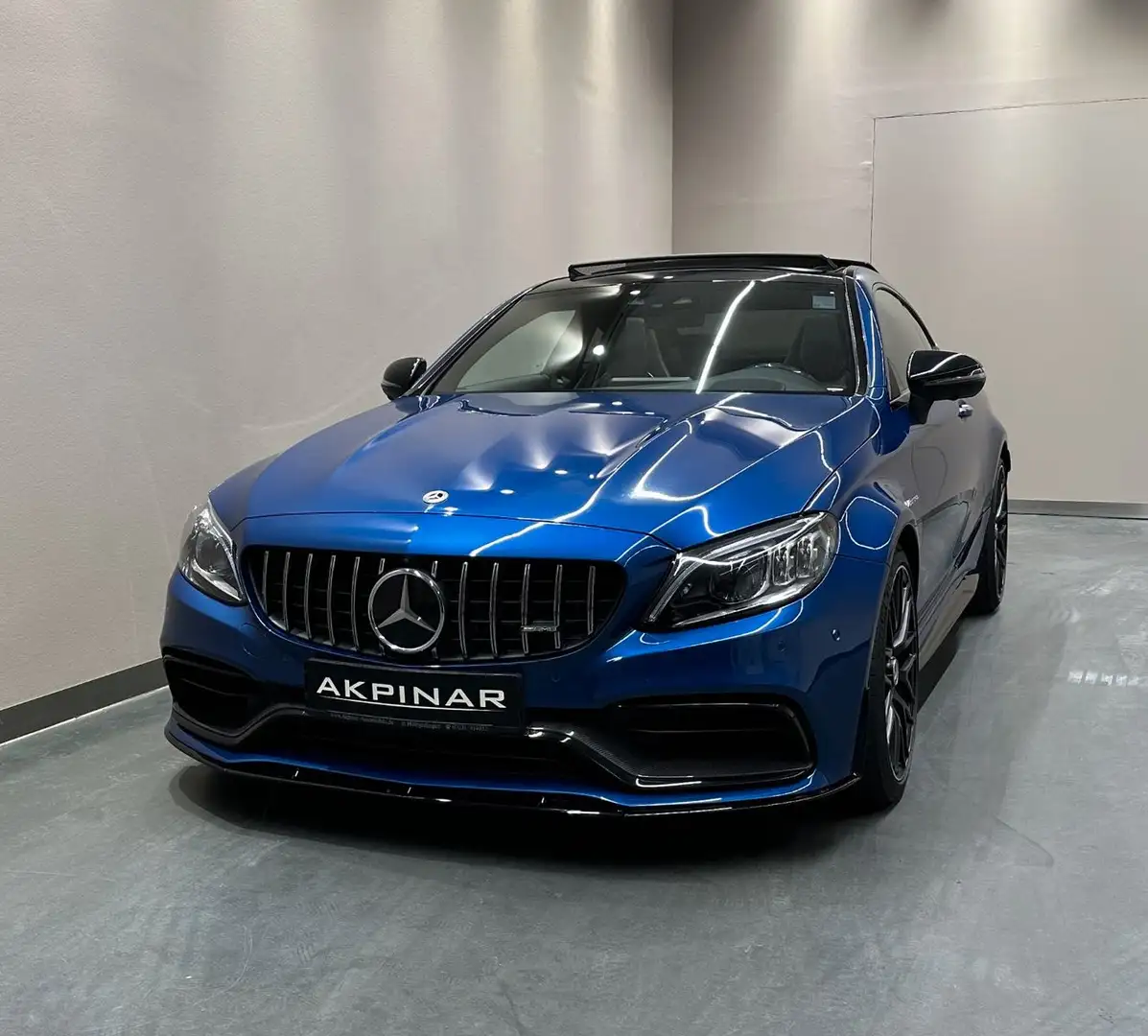 Mercedes-Benz C 63 AMG C63 S AMG Coupe *CARBON*NIGHT*PANO*PERF.SITZ* Blau - 2