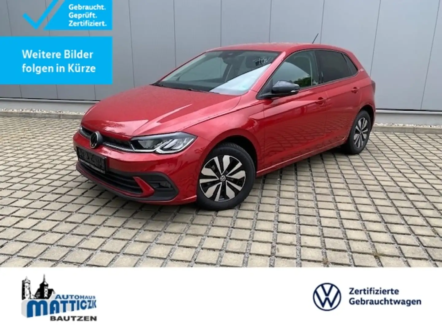 Volkswagen Polo 1.0 TSI 95 PS Goal LED/15-ZOLL/NAVI+VZE/ACC/DIGIT Rot - 1