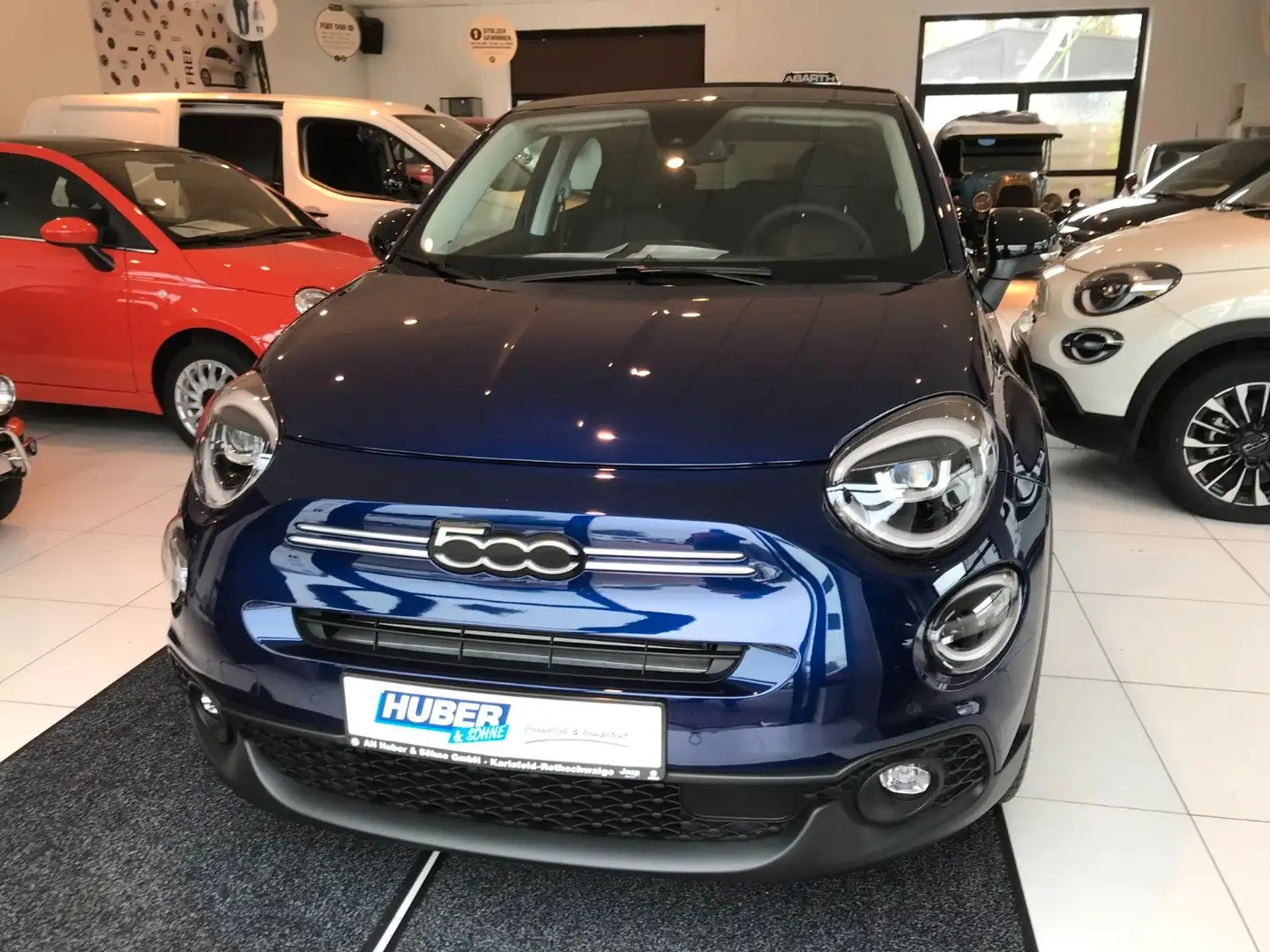 Fiat 500X Dolcevita Automatik Faltdach Blau - 1