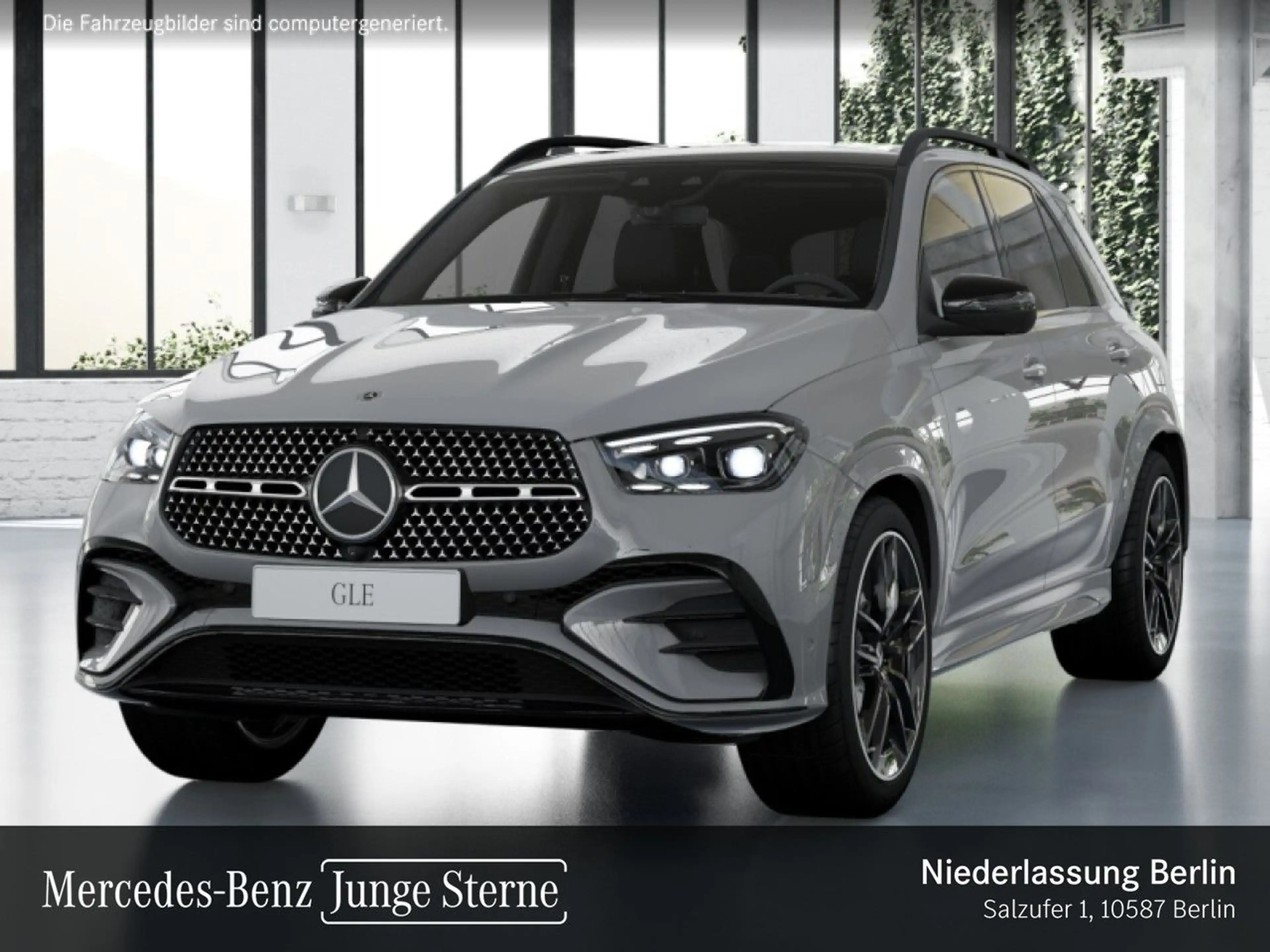 Mercedes-Benz GLE 350 de 4M AMG+NIGHT+PANO+360+AHK+MULTIBEAM+9G — photo 2