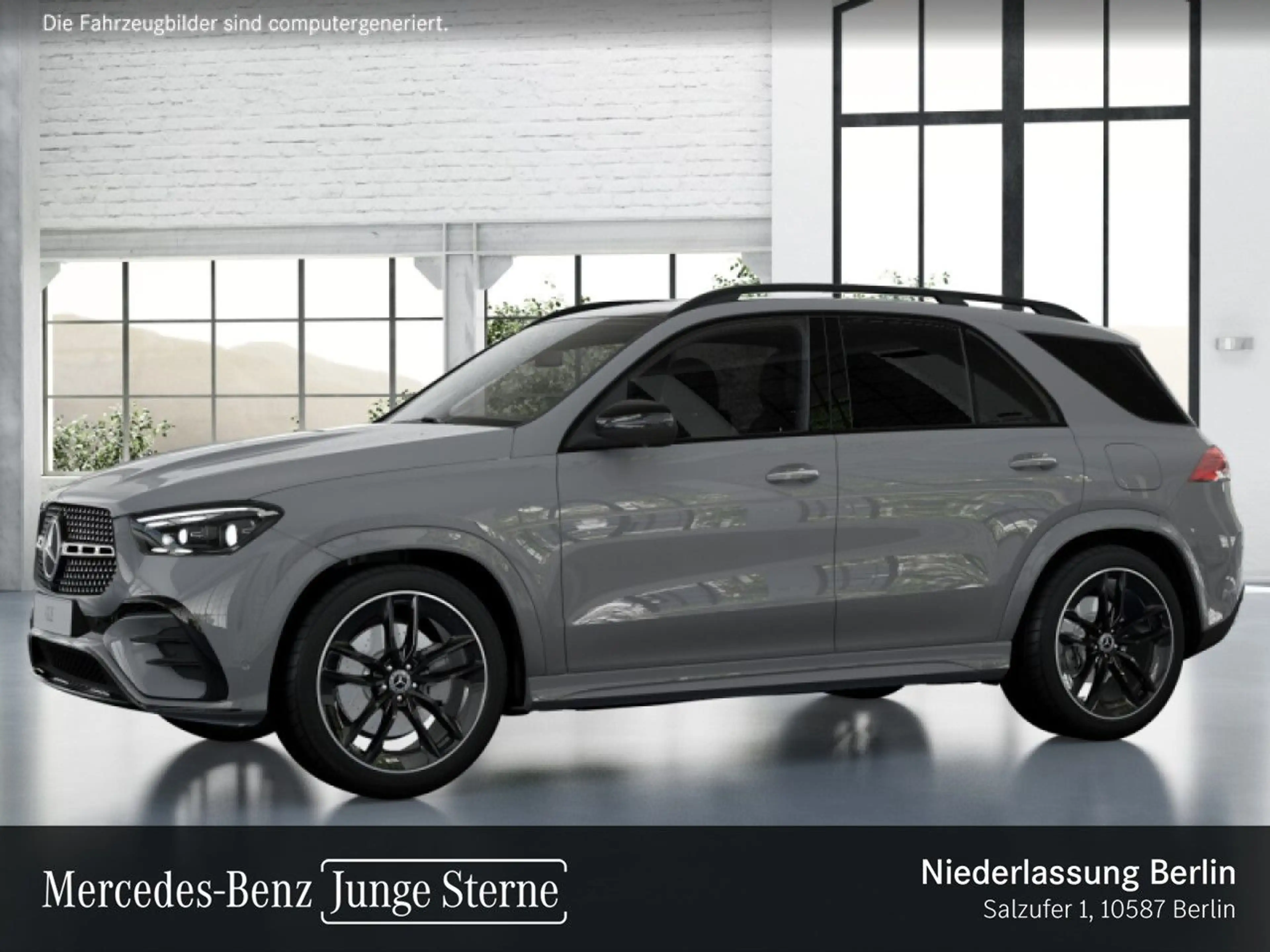 Mercedes-Benz GLE 350 de 4M AMG+NIGHT+PANO+360+AHK+MULTIBEAM+9G — photo 3