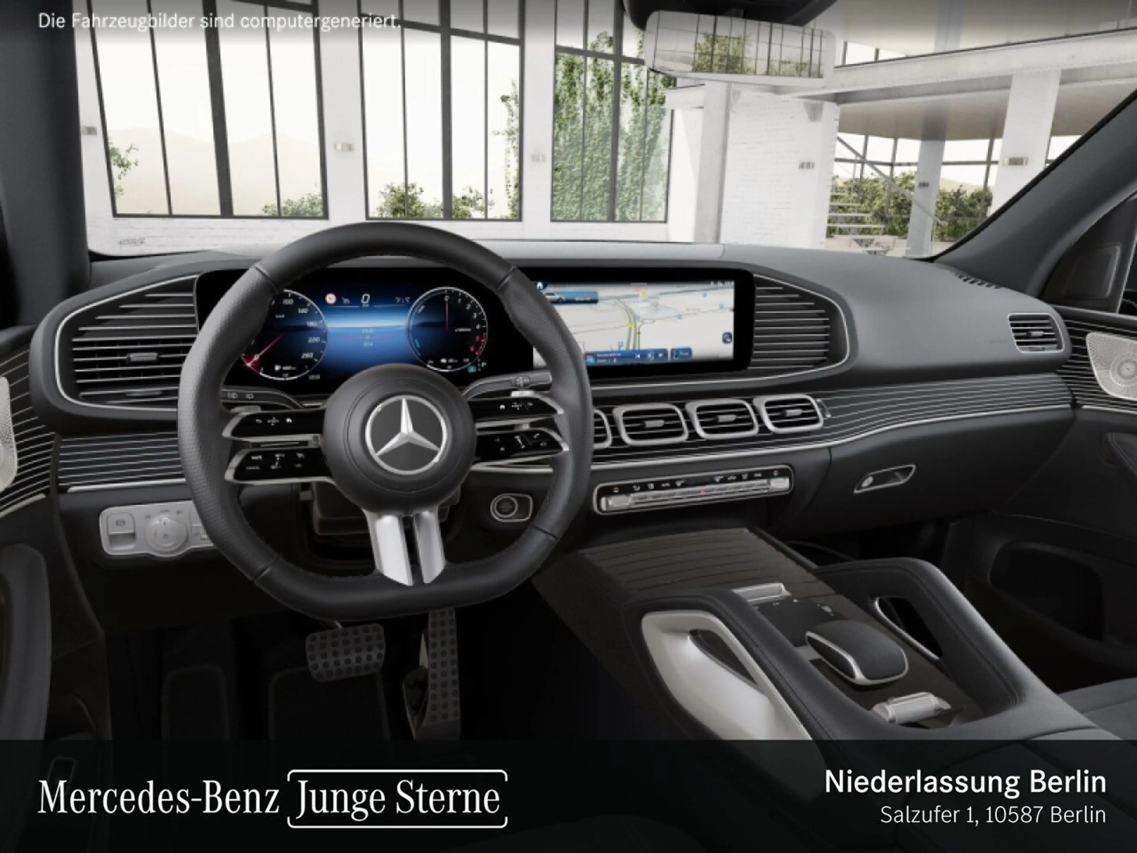 Mercedes-Benz GLE 350 de 4M AMG+NIGHT+PANO+360+AHK+MULTIBEAM+9G — photo 10