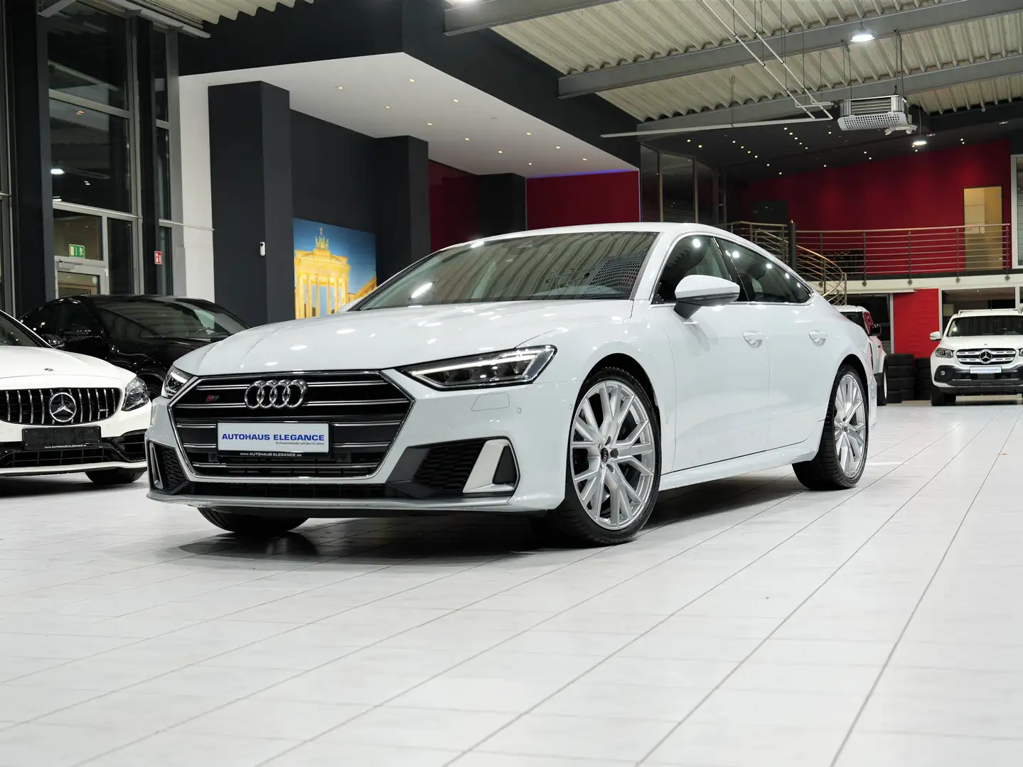 Audi S7 Sportback*VALCONA*SPORT-FAHRWERK*1.HD*LED* Blanc - 1