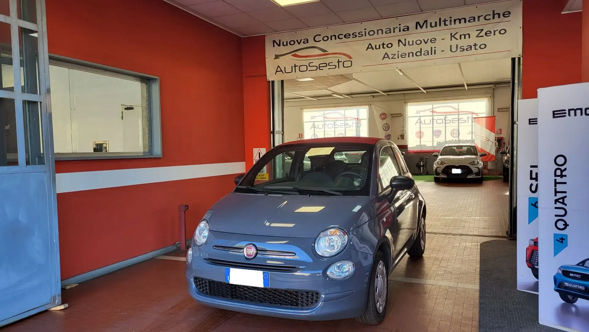 Fiat 500C 500 C 1.0 Hybrid Cult Grau - 1