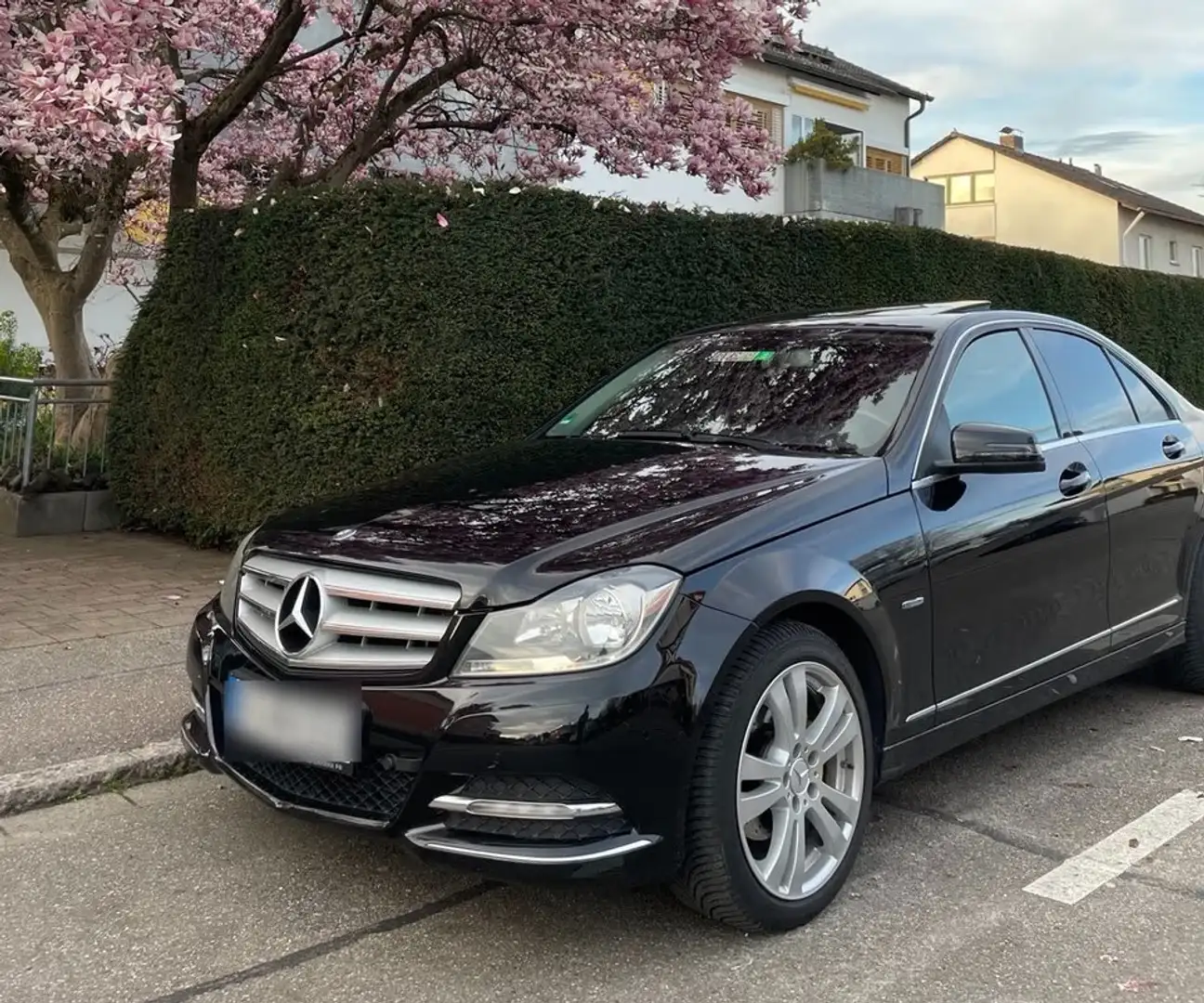 Mercedes-Benz C 220 C 220 CDI DPF (BlueEFFICIENCY) 7G-TRONIC Avantgard Negro - 1