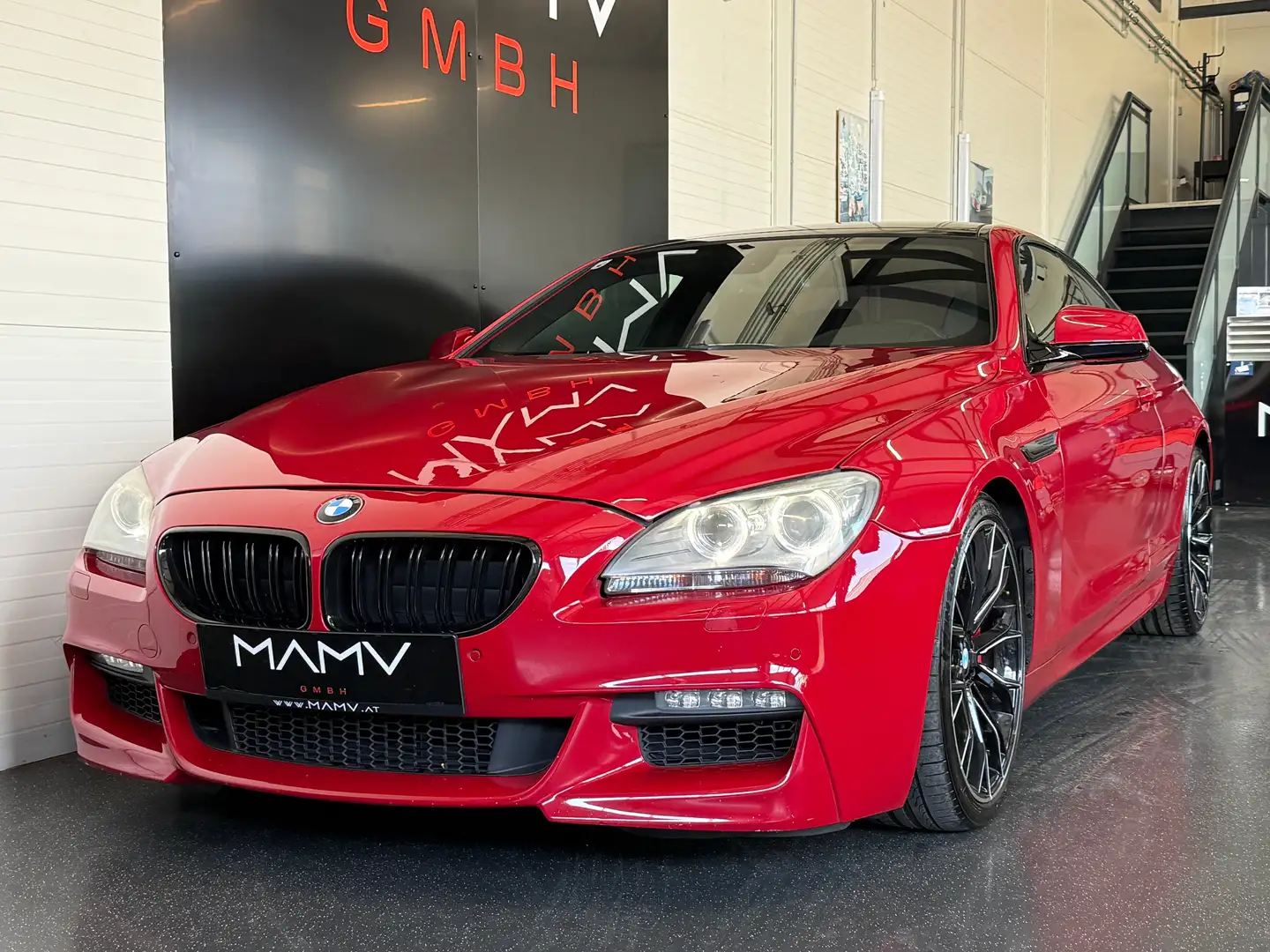 BMW 640 i N55 M-Sportpaket Imolarot Motor neu Tausch Fina Rot - 1