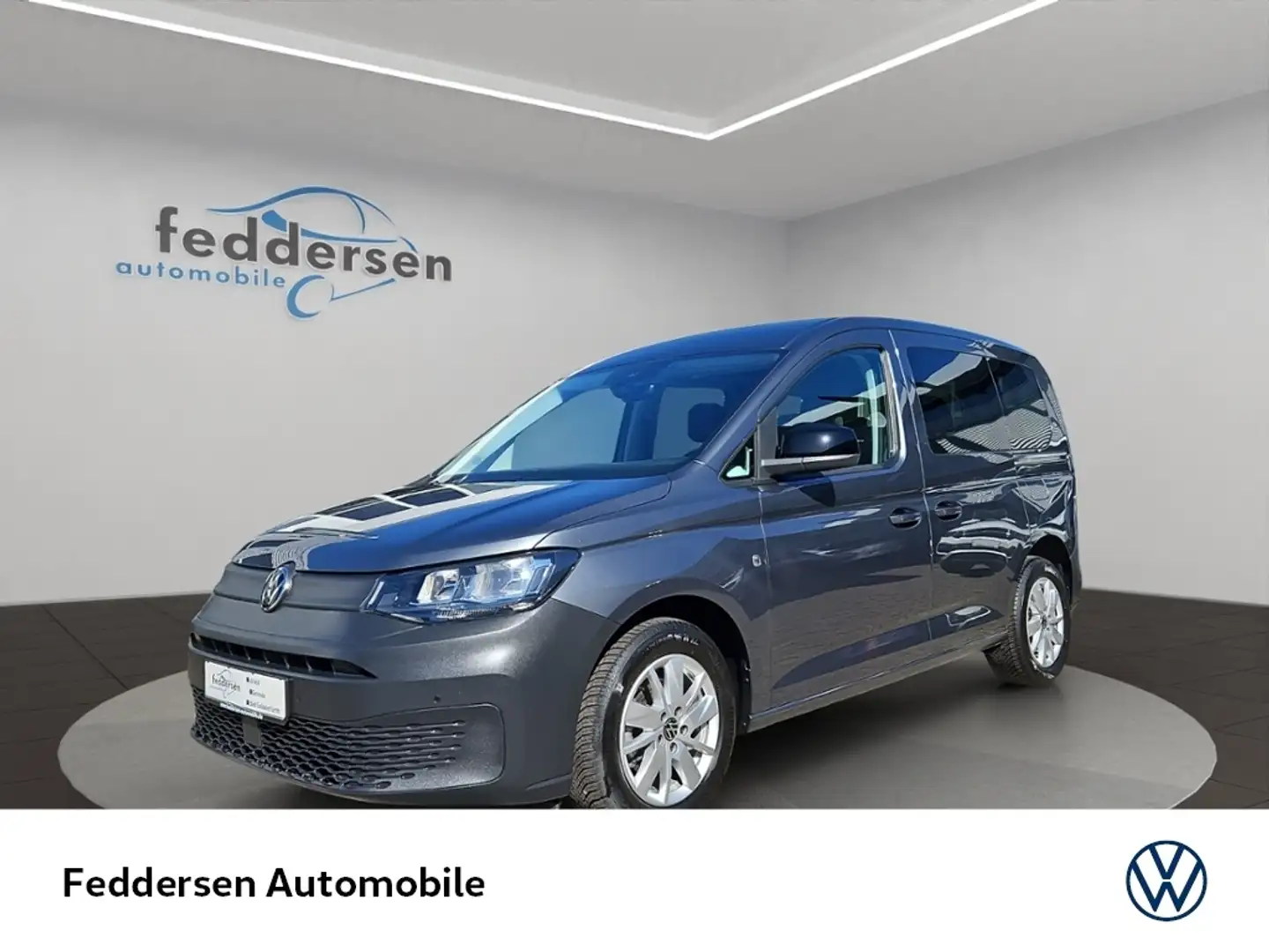 Volkswagen Caddy Kombi 2.0 TDI AHK Navi Sitzheizung Tempomat ALU Grau - 1
