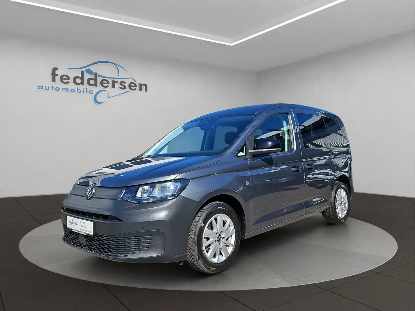 Volkswagen Caddy Kombi 2.0 TDI AHK Navi Sitzheizung Tempomat ALU Grau - 2