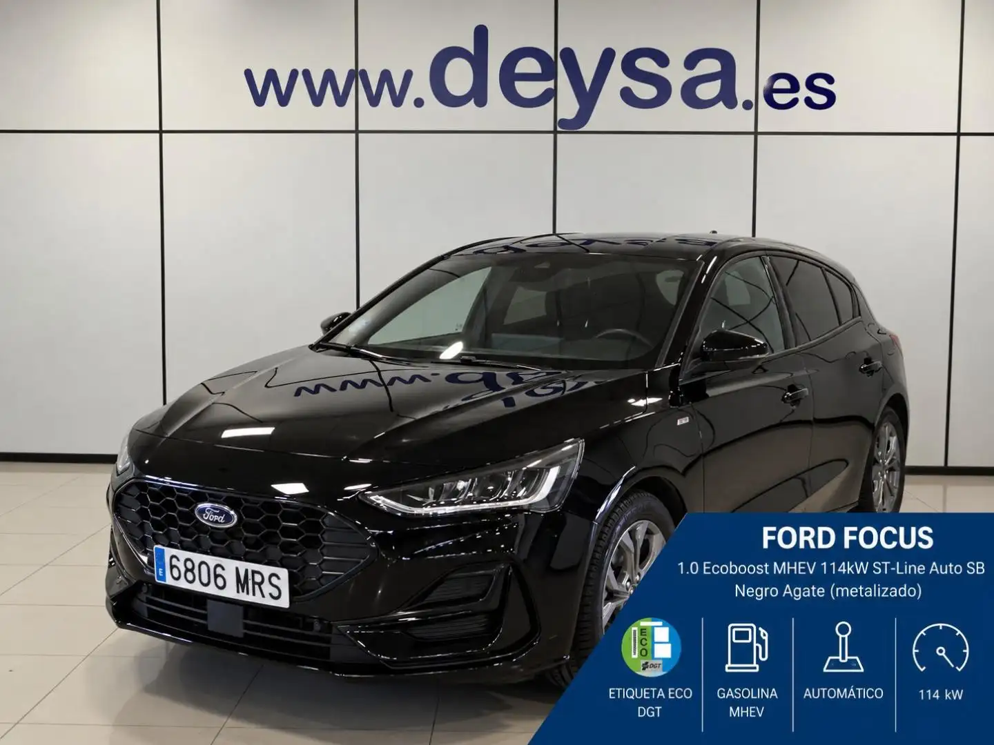 Ford Focus 1.0 Ecoboost MHEV ST-Line 125 Negro - 1