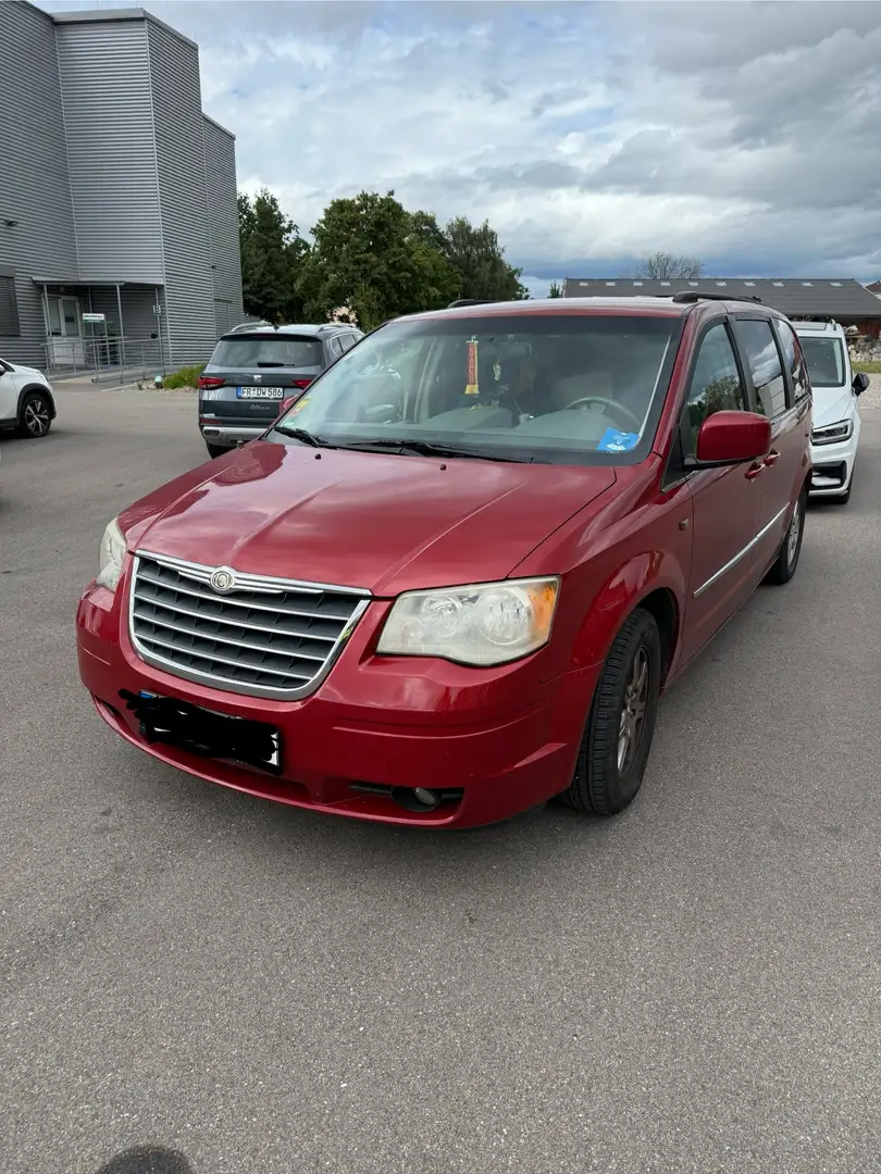 Chrysler Town & Country full mit an hängekuplung benzin & LPG Czerwony - 1