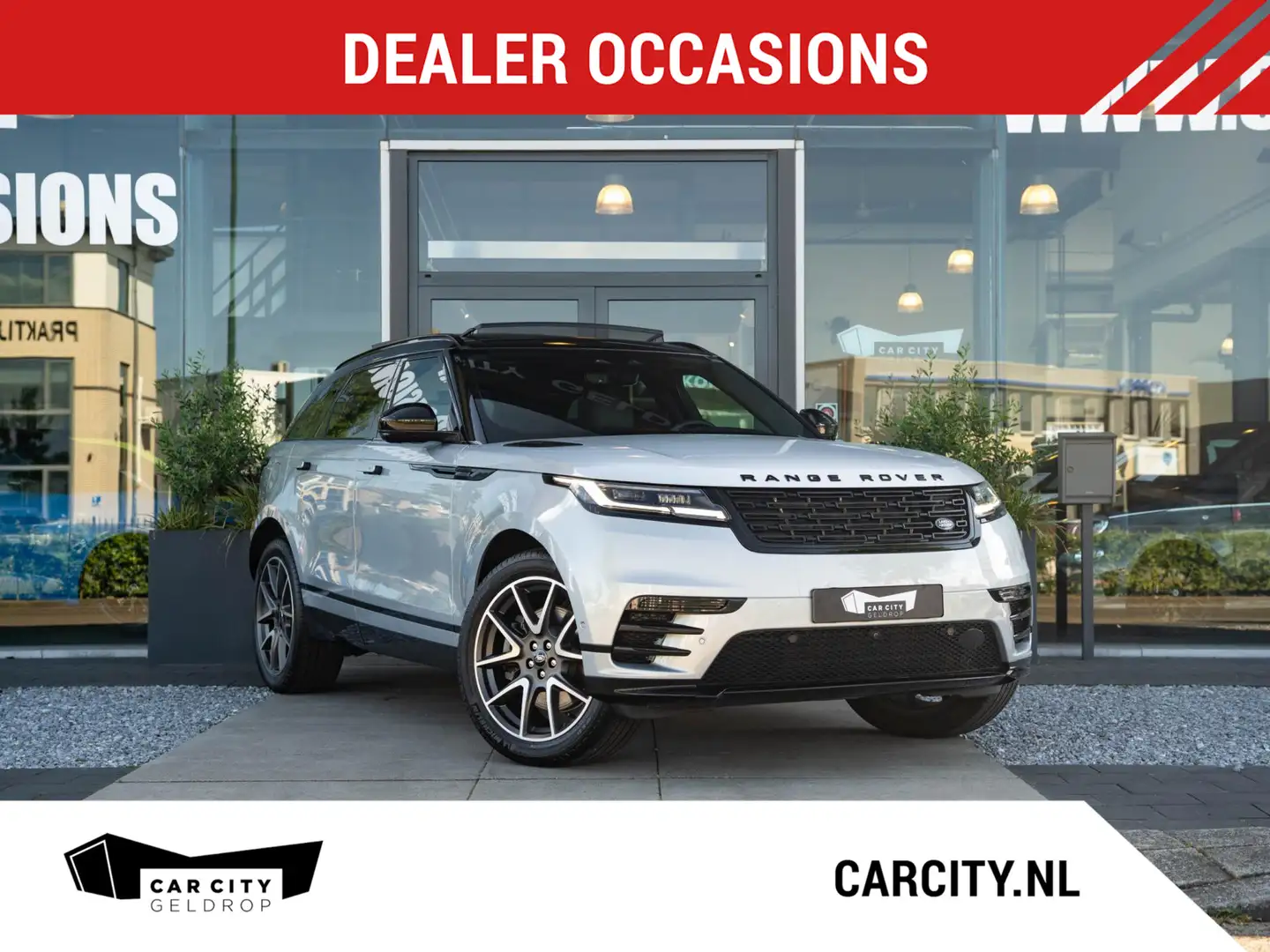 Land Rover Range Rover Velar 2.0 P400e AWD Dynamic SE / Pano / Meridian / 360 / Grijs - 1
