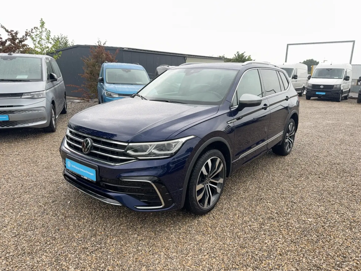 Volkswagen Tiguan Allspace R-Line TDi DSG 4M Vollausstattung Blau - 2