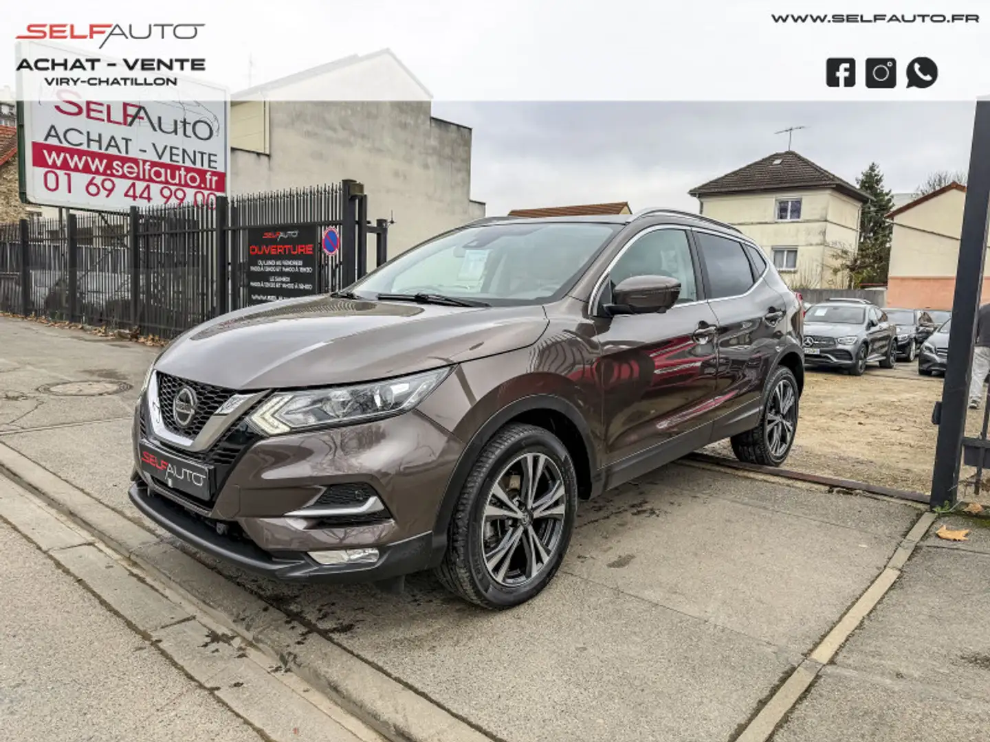Nissan Qashqai 1.3 DIG-T 140CH N-CONNECTA 2019 Brun - 1