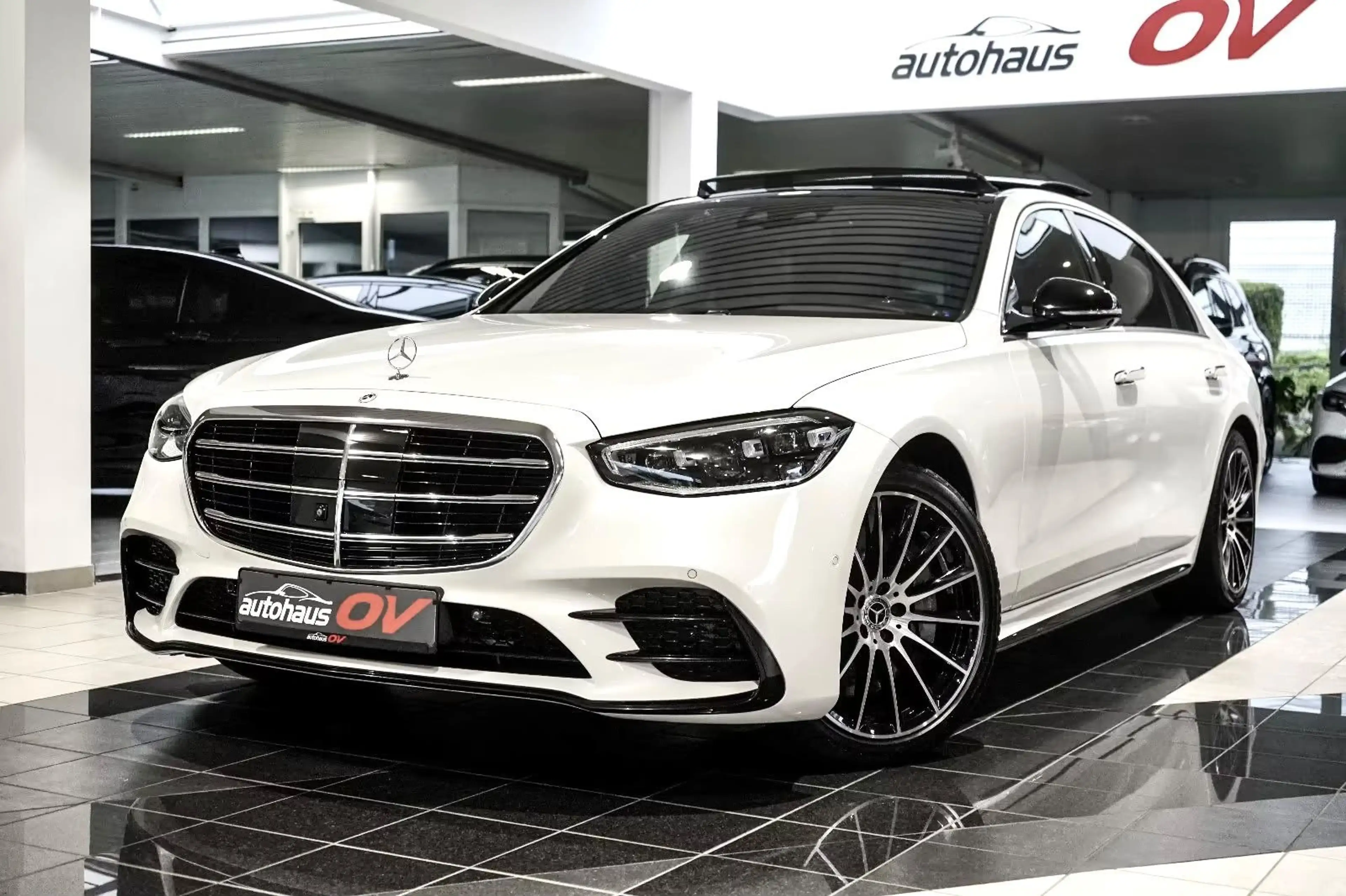 Mercedes-Benz S 450 4M Lang*AMG*Designo*3xTV*First Class*Voll*