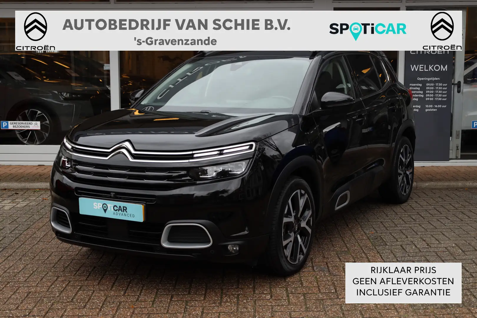 Citroen C5 Aircross PT 130 Shine Eelektrisch Schuif/Kanteldak | Camera Zwart - 1