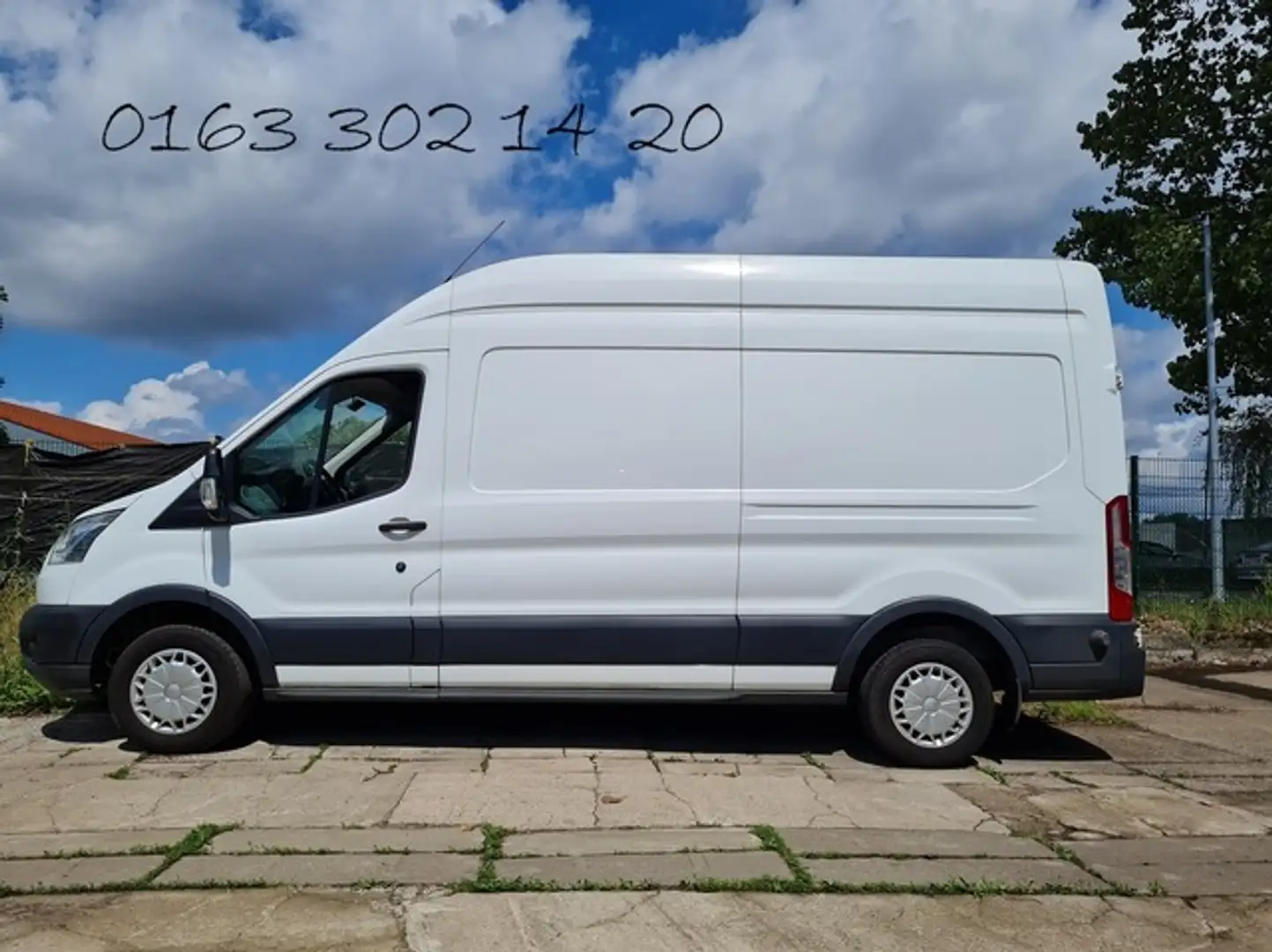 Ford Transit HOCH + LANG + KLIMA + STANDHZG +TÜV NEU+ Blanco - 1